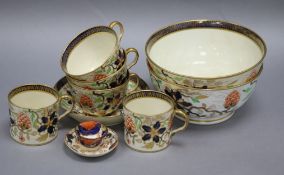 A Derby "Japan" pattern part tea and coffee service