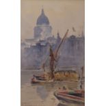 G. Alistair MacDonald (1860-1956) watercolour "From Bankside", signed, inscribed and dated 1904,