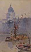 G. Alistair MacDonald (1860-1956) watercolour "From Bankside", signed, inscribed and dated 1904,