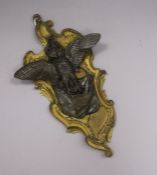 A.F.Barye Fils. A bronze wall applique length 31cm