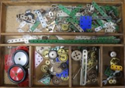 A quantity of Meccano