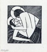 Eric Gill (1882-1940)wood engraving'Stay Me with Apples'numbered 371/4803.75 x 3.5in.