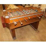 A 1920's French football table W.150cm