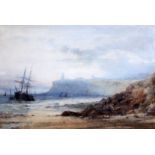 Thomas Bush Hardy (1842-1897)watercolourView of Teignmouthsigned and dated 187622 x 32cm