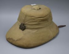 A pith helmet