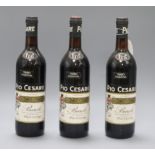 One case of three bottles of Barolo 1980 Pio Cesare