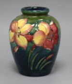 A Moorcroft Hibiscus vase height 16cm