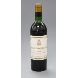 One bottle of Chateau Pichon Lalande 1966