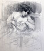 Albert de Belleroche (1864-1944)two lithographsStudy of a seated womansigned and dated 191021.5 x