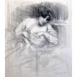 Albert de Belleroche (1864-1944)two lithographsStudy of a seated womansigned and dated 191021.5 x