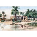 Salvatore Cherubini (19th C.)folio of watercolour and pencil drawingsViews of Egypt and Nubia,