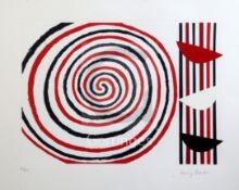 § Sir Terry Frost (1951-2003)silkscreen print with collageSpiralssigned in pencil, 53/12521.5 x 26.