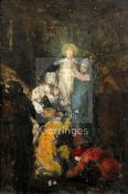 Adolphe Monticelli (1824-1886)oil on wooden panelMadonna and attendants12.75 x 8.5in. ex-