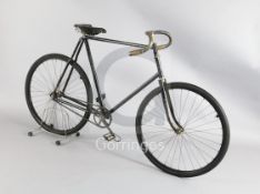 A French Parisienne Humber 'Special' Road Racer bicycle circa 1896 having all its original equipment