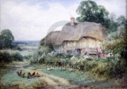 Henry Sylvester Stannard (1870-1951)watercolour'An Old Bedfordshire cottage'signed10 x 14in.