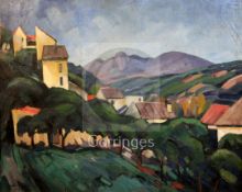 § Anders Osterlind (1887-1960)oil on canvasView of Le Collettes; Renoir's housesigned and dated