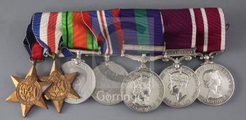 A WW2 group of 7 Awarded to Warrant Office 2nd Class W. Brown, Royal Army Pay Corps, comprising
