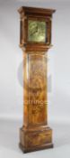 Nathaniel Seddon, St James's, London An early 18th century walnut longcase clock, the hood with