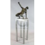 § Bruce Denny (1967-)bronze'Dropping Out'initialled and dated 06, numbered 1 from the edition of