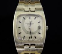 A gentleman's 18ct gold Omega Constellation automatic wrist watch on 18ct gold Omega bracelet,