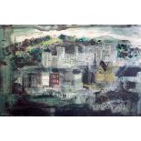 § John Piper (1903-1992)silk screenprintCaernarvon Castle II Kelpra Studios 1971, Levinson 201signed