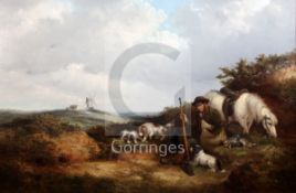 Thomas Smythe (1825-1906)oil on canvasFarmer and his dogs and horse24 x 36in.