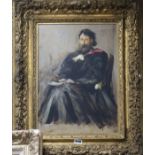 John Pettie RA (1839-1893), Sketch for the portrait of Dr Oswald Dykes, oil on canvas, 42.5cm x 30.