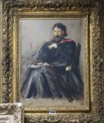 John Pettie RA (1839-1893), Sketch for the portrait of Dr Oswald Dykes, oil on canvas, 42.5cm x 30.