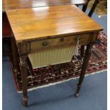 A mahogany work table W.61cm