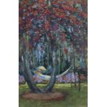 Tom Mostyn (1864-1930), watercolour, The Hammock