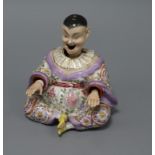 An early 20th century Plaue pagoda figure height 12cm