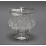A Lalique vase height 13cm