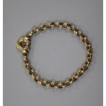 A 9ct. gold bracelet.