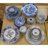 A large quantity of 18th century Chinese export and other ceramics