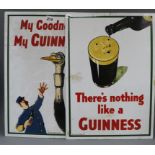 Two replica Guinness signs 51 x 36cm