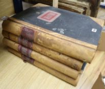 Four large ledgers