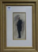 Sir George Hayter (1792-1871), watercolour, Man, in evening dress, thought to be Henry La