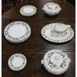 A Wedgwood Strawberry Hill dinner service