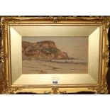 Wilfred Williams Ball (1853-1917), 'Runswick', signed, inscribed and dated '87, watercolour, 18cm