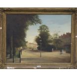 John Munday (19th century), Victorian street scene, signed and dated 1878, oil on canvas, 44.5cm x