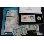 A collection of Queen Elizabeth II banknotes