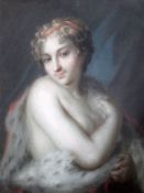 After Rosalba CarrierapastelPortrait of Winter23 x 19in.