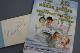 A 20th century autograph book, including Peter Sellers, Bob Hope, Red Skelton and others and a
