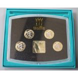 A collection of 1980s-2000s Royal Mint UK brilliant uncirculated coins, including years sets 1983,