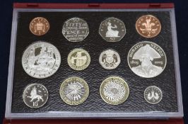 Royal Mint UK proof coin year sets - 1972, 1996, 2000 x 2 (Deluxe & Executive), 2001, 2002, 2003,