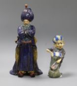 Two Royal Doulton figures: One of The Forty HN484 and Black Beard HN410 tallest 27cm