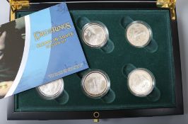 Royal Mint silver proof coins sets - Royal Mint; 2007 six-coin UK Family silver collection, 2003