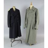 Twelve military jackets, coats and trousers, in various sizes