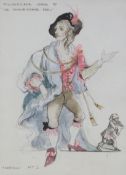 A collection of twelve original costume designs for Glyndebourne and other stage productions