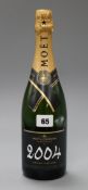 One bottle of Moet & Chandon 2004